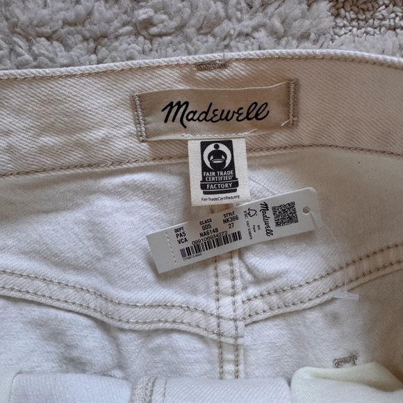 Madewell Cream Mini Skirt - Picture 4 of 6